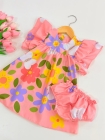 Vestido Baby com Calcinha - Rosa Flores
