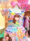 Vestido Unic&oacute;rnio Arco Iris 