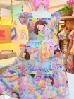 Vestido Unic&oacute;rnio Arco Iris 