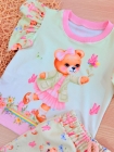 Conjunto Encanto Ursinha Verde &Aacute;gua