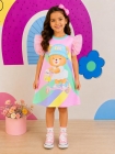 Vestido Encanto Trap&eacute;zio Ursinha Patinete