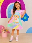 Vestido Encanto Trap&eacute;zio Ursinha Patinete