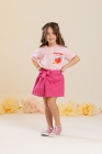 Conjunto Short Saia Pink Berry
