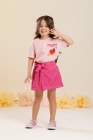 Conjunto Short Saia Pink Berry