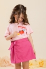 Conjunto Short Saia Pink Berry
