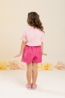 Conjunto Short Saia Pink Berry