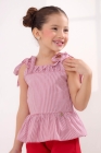 Conjunto Eva Listras Vermelho