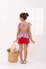 Conjunto Eva Listras Vermelho