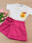 Conjunto Short Saia Sweet Tulipa