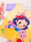 Pijama Manga Curta Princess