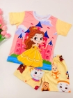 Pijama Manga Curta Princess