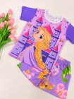 Pijama Manga Curta Princess