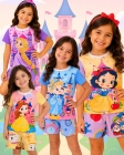 Pijama Manga Curta Princess