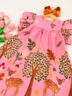 Vestido Lúdico Rosa Cervo