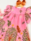 Vestido Lúdico Rosa Cervo