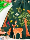 Vestido L&uacute;dico Verde Cervo
