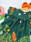 Vestido L&uacute;dico Verde Cervo