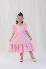 Vestido LUXO Rosa Bebe (Premium)