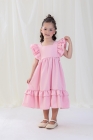 Vestido LUXO Rosa Bebe (Premium)