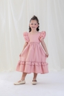 Vestido LUXO Rosa Secco (Premium)
