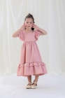 Vestido LUXO Rosa Secco (Premium)