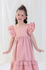 Vestido LUXO Rosa Secco (Premium)