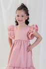 Vestido LUXO Rosa Secco (Premium)