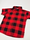 Camisa Masculina Xadrez Vermelha
