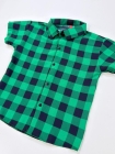 Camisa Masculina Xadrez Verde
