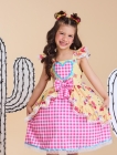 Vestido Junino Maria Amarelo