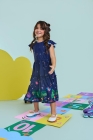 Vestido Midi Azul Marinho
