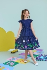 Vestido Midi Azul Marinho