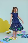 Vestido Midi Azul Marinho