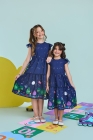 Vestido Midi Azul Marinho