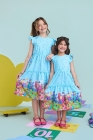 Vestido Midi Azul Claro