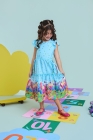 Vestido Midi Azul Claro