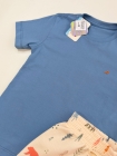  Conjunto Azul Moletom Estampa (Premium)