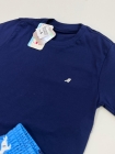Conjunto Azul Peixes Moletom (Premium)