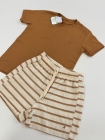 Conjunto Listras Marrom (Premium)