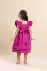 Vestido LUXO Nathaly Fucsia (Premium)