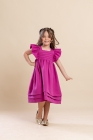 Vestido LUXO Nathaly Fucsia (Premium)