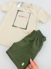 Conjunto Off com Verde Moletom (Premium)