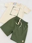 Conjunto Off com Verde Moletom (Premium)