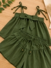 Conjunto La&ccedil;o Viscose Verde