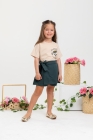 Conjunto Short Saia Verde Florescer 