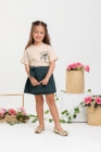 Conjunto Short Saia Verde Florescer 
