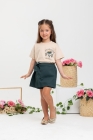 Conjunto Short Saia Verde Florescer 