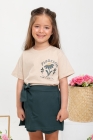 Conjunto Short Saia Verde Florescer 