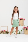 Conjunto Short Saia Verde Jardim 