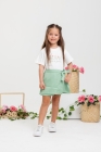 Conjunto Short Saia Verde Jardim 